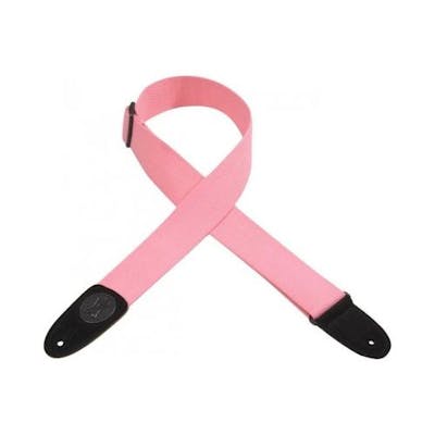 Levy M8 Pink Polyester Guitar Strap
