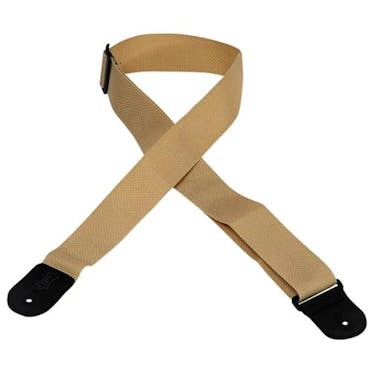 Levy M8 Tan Polyester Guitar Strap