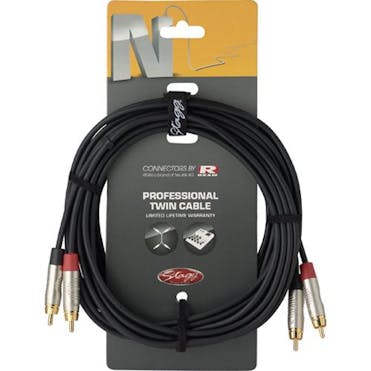 Stagg 1m Neutrik RCA Cable