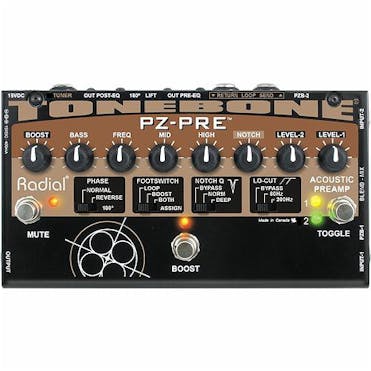 Radial Engineering Tonebone PZ Pre Acoustic Preamp & DI Pedal