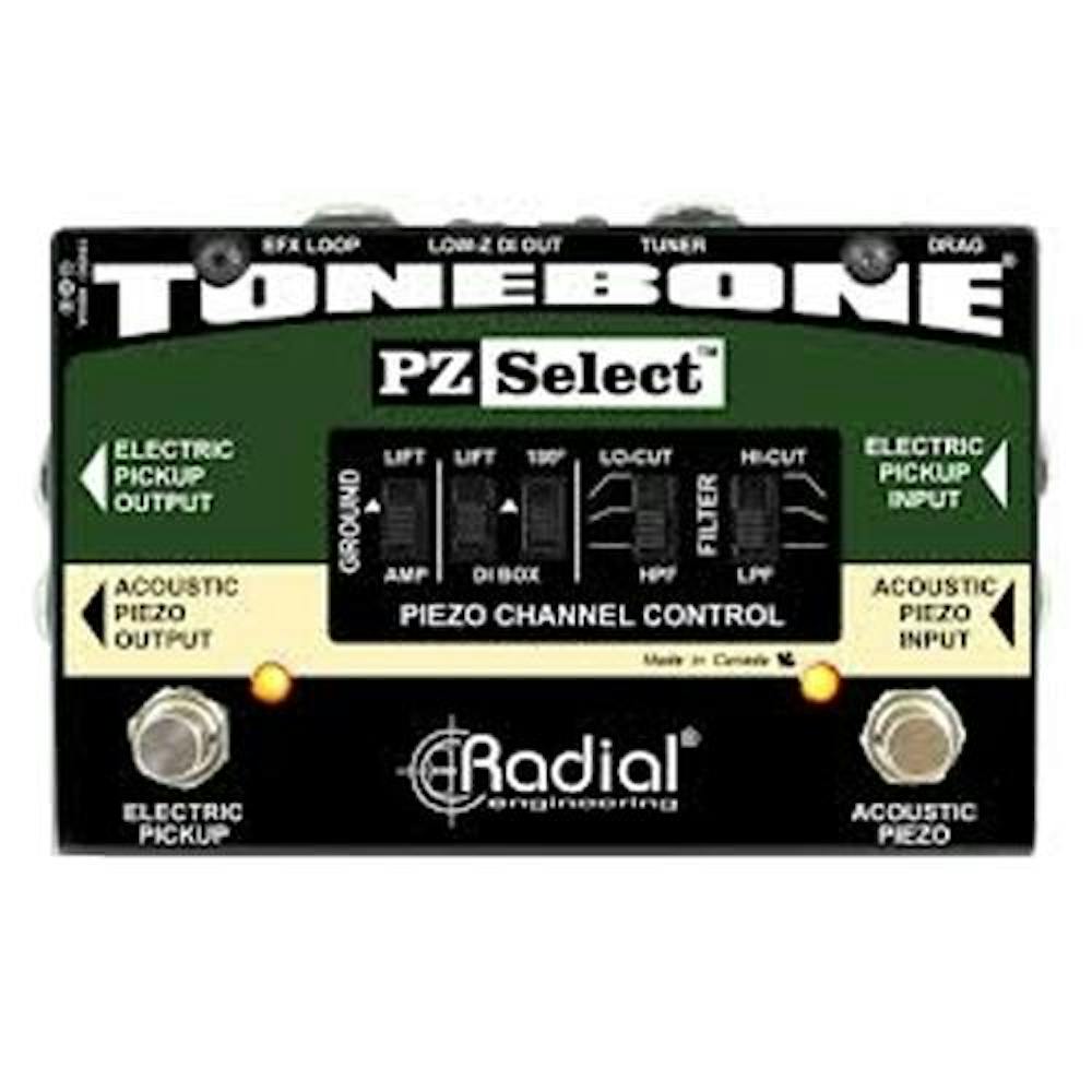 Radial Engineering Tonebone PZ Select Acoustic Preamp & DI Pedal