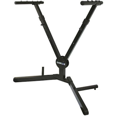 Quiklok QLY-40 Y Shaped Keyboard Stand in Black