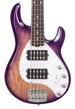 Music Man StingRay Special 5 HH Bass in Purple Sunset