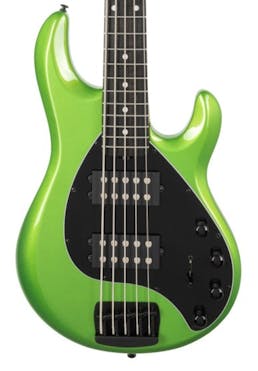 Music Man StingRay Special 5 HH Bass in Kiwi Green
