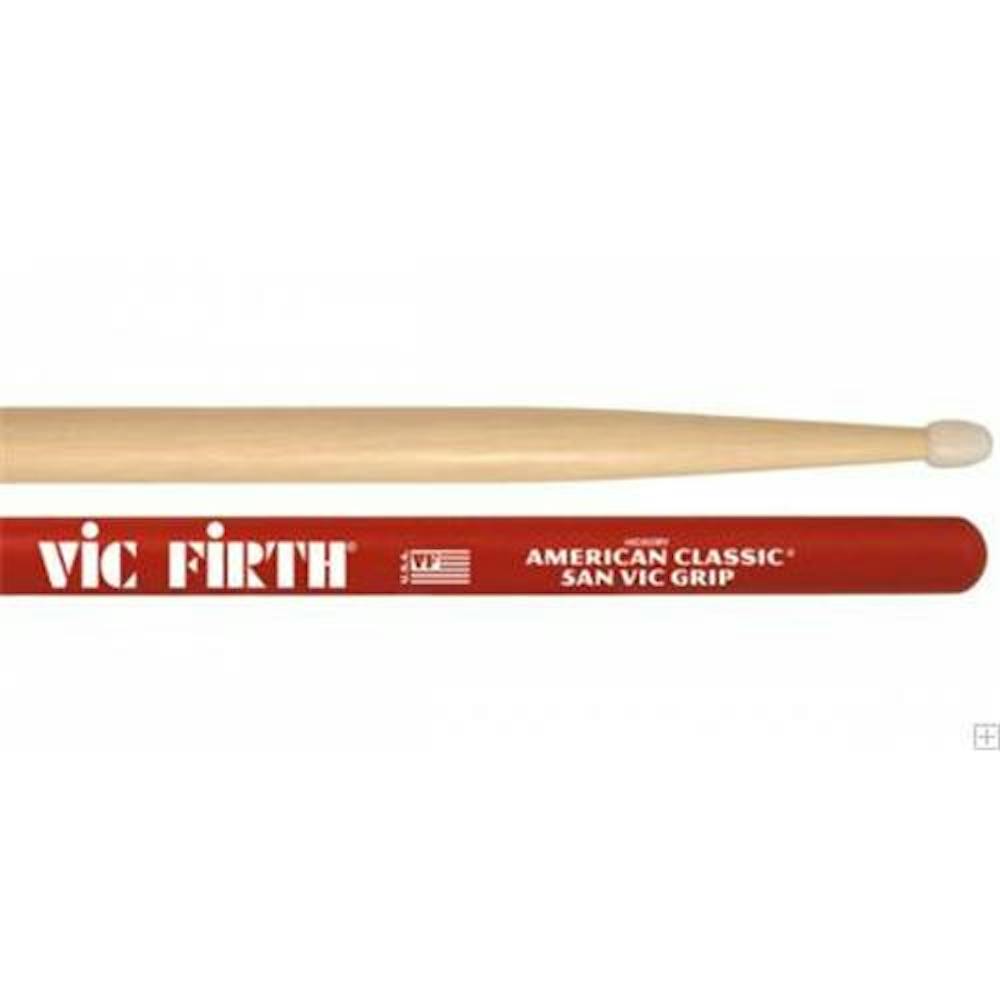Vic Firth American Classic 5AN Nylon Tip Drumsticks with Vic Grip
