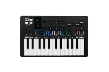 Arturia MiniLab 3 - 25-note MIDI Controller Black