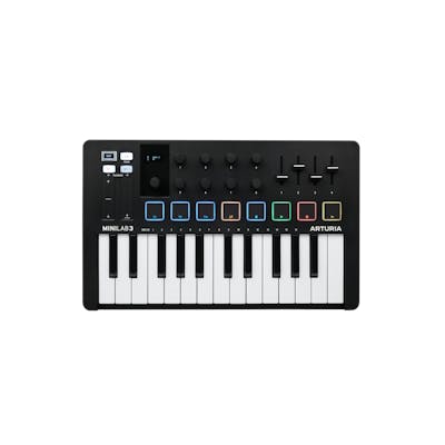 Arturia MiniLab 3 - 25-note MIDI Controller Black
