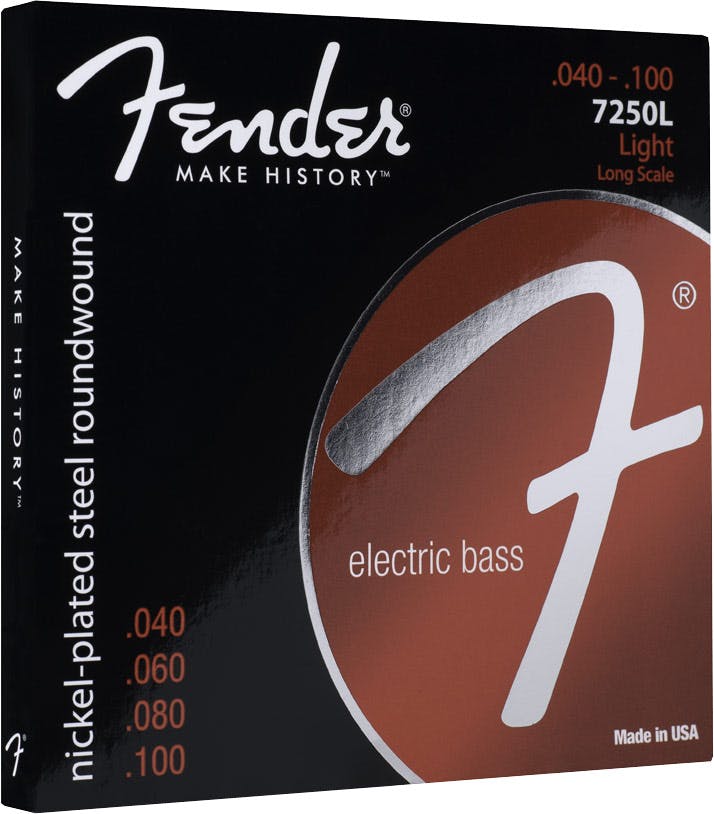 Fender Light Bass Strings 40 100 7250L Long Scale Andertons