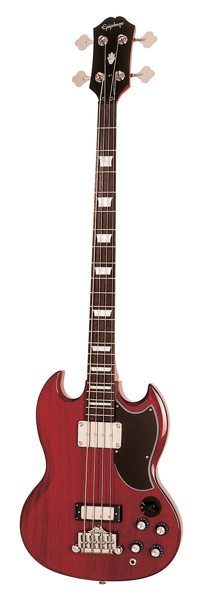 Epiphone EB3 SG Bass Cherry Chrome Hardware - Andertons Music Co.