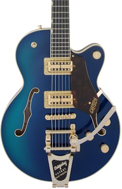 Gretsch G6659TG Players Edition Broadkaster Jr. Center Block Single-Cut with Bigsby in Azure Metallic