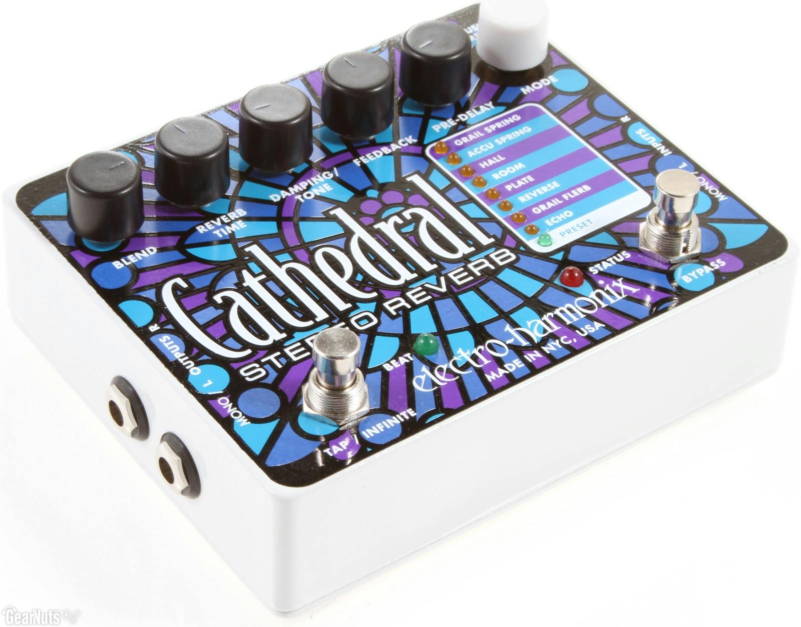 Electro Harmonix Cathedral Deluxe Reverb Pedal - Andertons Music Co.