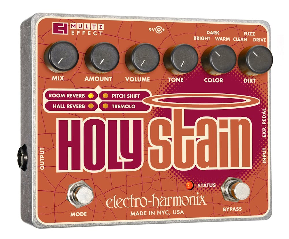 Electro Harmonix Holy Stain Reverb Pedal inc Power Supply