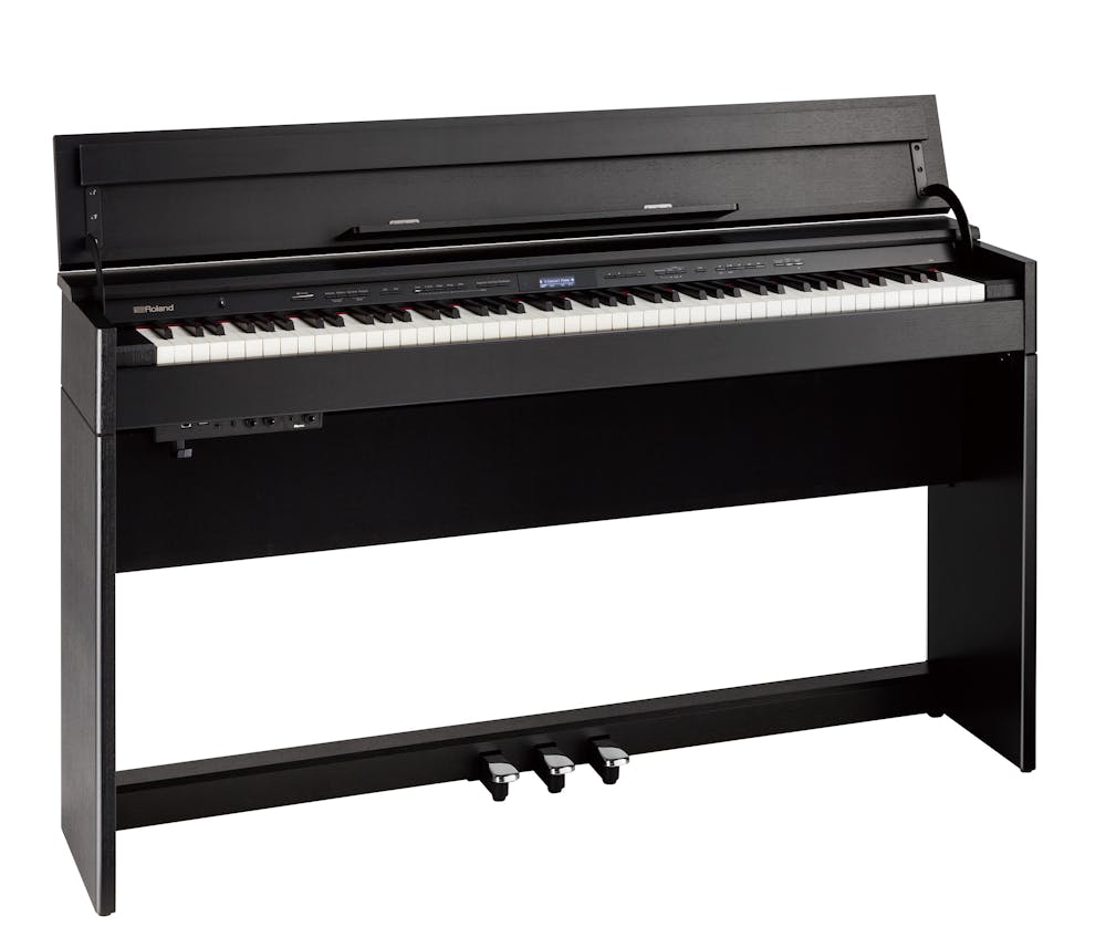 Roland DP603 Upright Digital Piano Bundle in Contemporary Black