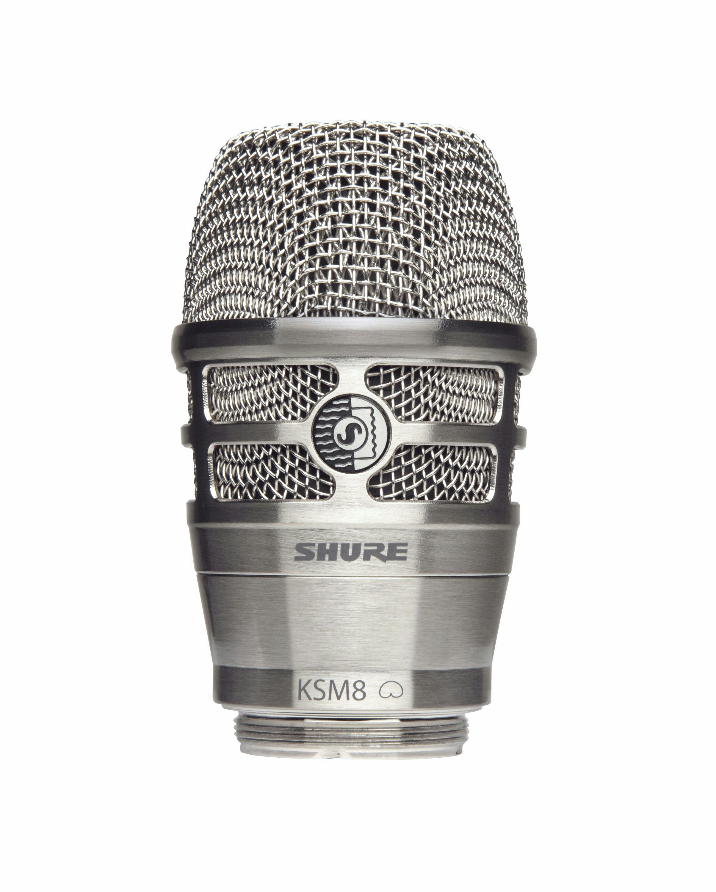 Shure KSM8 Dualdyne Dual-diaphragm Vocal Mic in Brushed Nickel