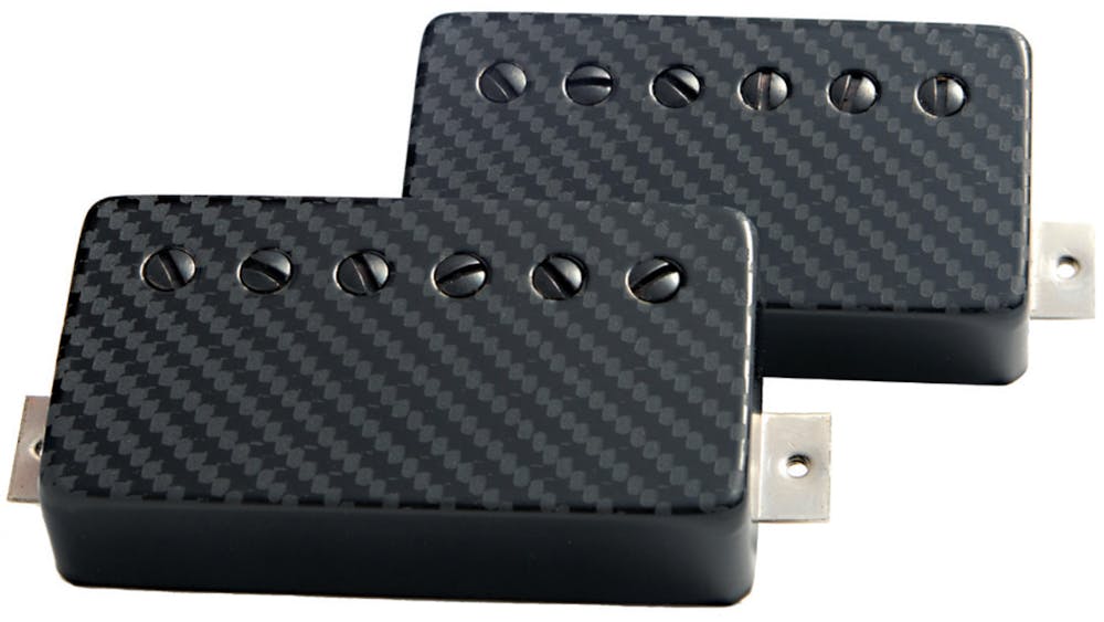 Bare Knuckle Ragnarok 6 String Humbucker Set with Carbon Fibre Covers