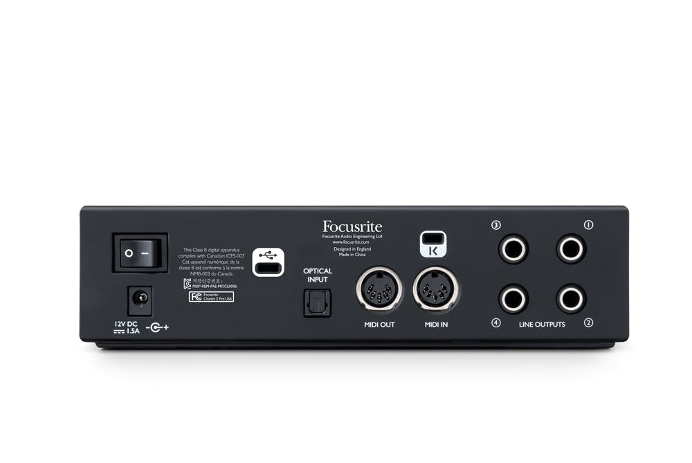Focusrite Clarett 2 Pre USB Audio Interface   Andertons Music Co