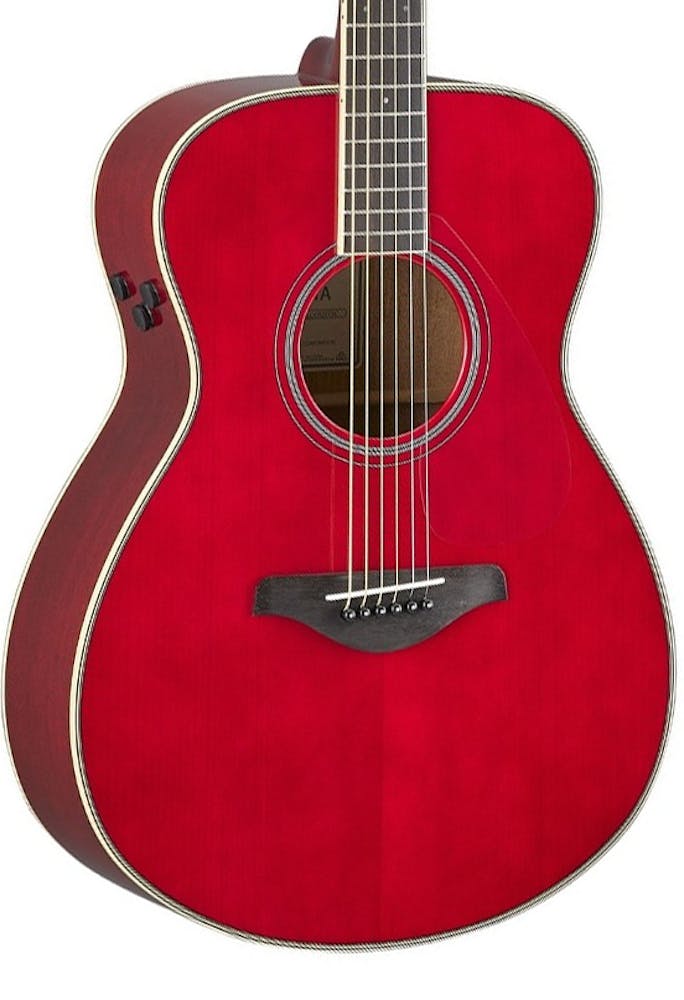 Yamaha TransAcoustic FS-TA Electro Acoustic Guitar in Ruby Red