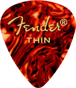 Fender Thin Pick Shell Pack of 12