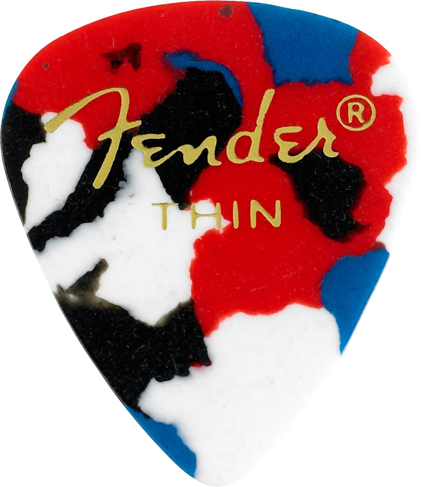 Fender Thin Picks Confetti Pack of 12
