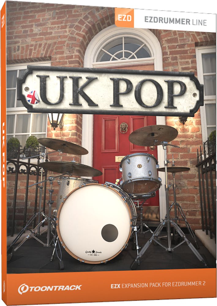 Toontrack EZ Drummer Expansion EZX UK Pop (ESD)