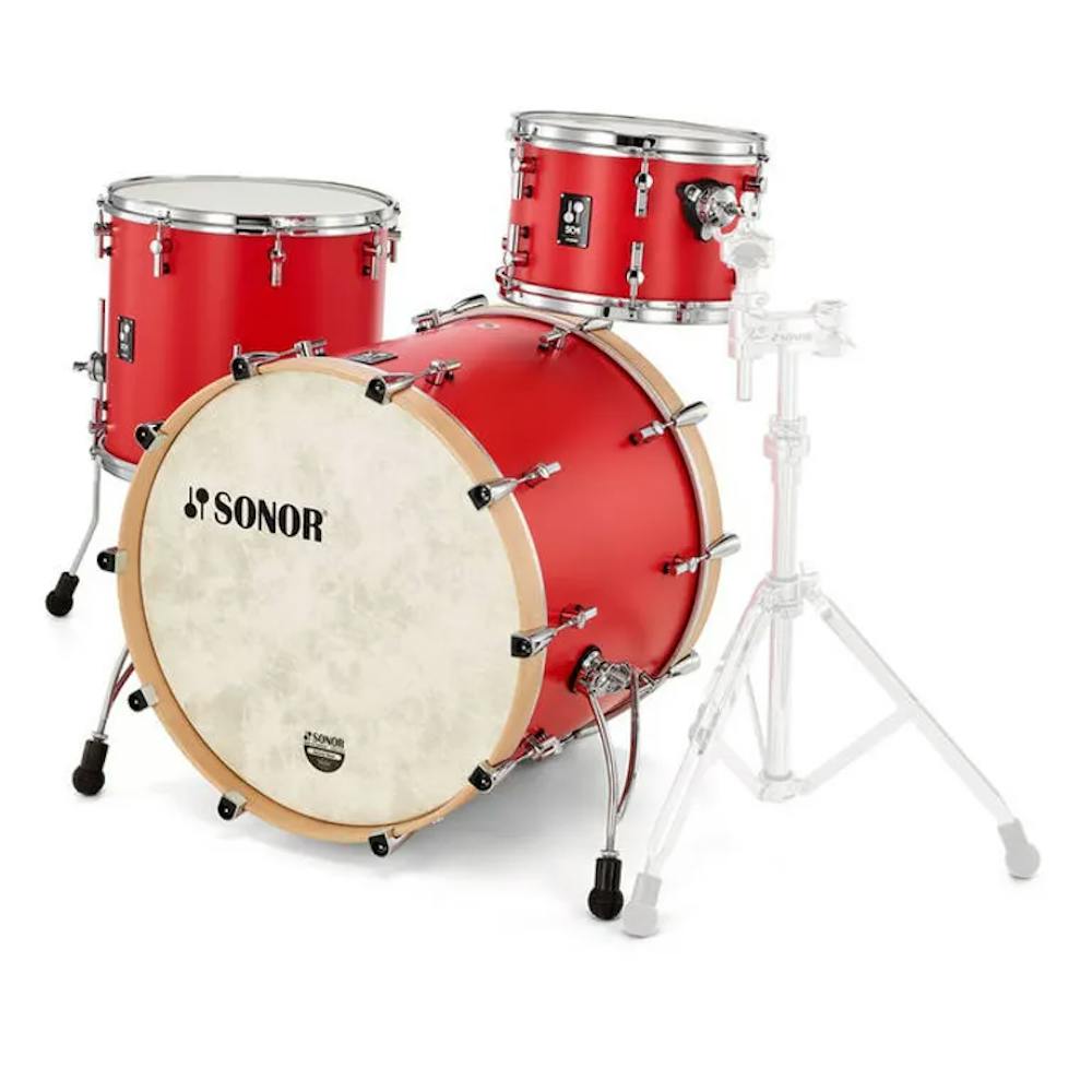 Sonor SQ1 Shell Pack in Hot Rod Red (12"x8", 14"x13", 20"x16")