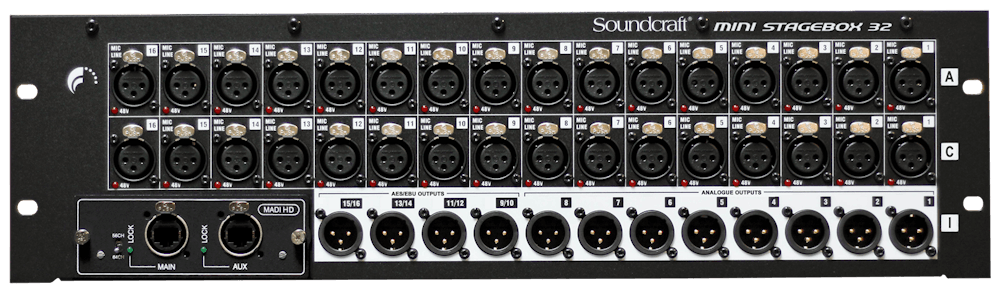 Soundcraft Mini Stagebox 32 Cat 5 & USB