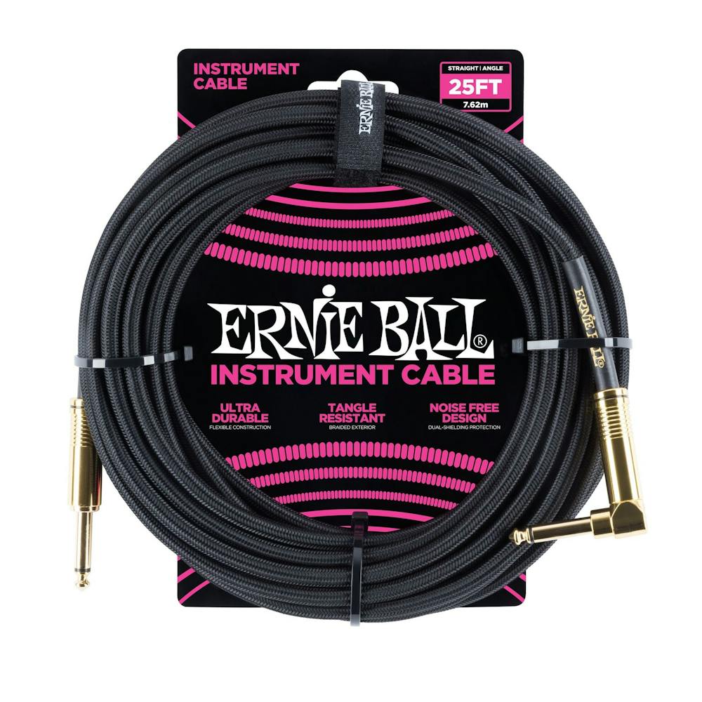 Ernie Ball 25ft Braided Instrument Cable