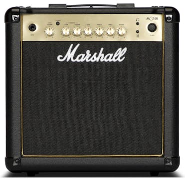 Marshall MG15GR 15W Black and Gold Guitar Combo