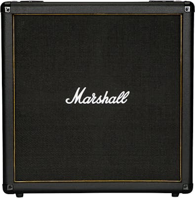 Marshall Mg412bg 120w Black And Gold 4x12 Straight Cabinet