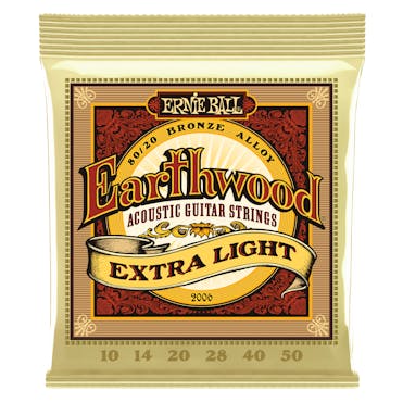Earthwood Extra Light Acoustic Guitar Strings