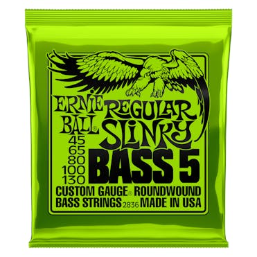 Ernie Ball Regular Slinky 5-String Bass Set (45-130)