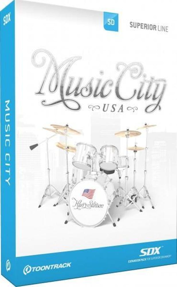 Toontrack Music City USA Superior Drummer SDX Expansion Pack - ESD