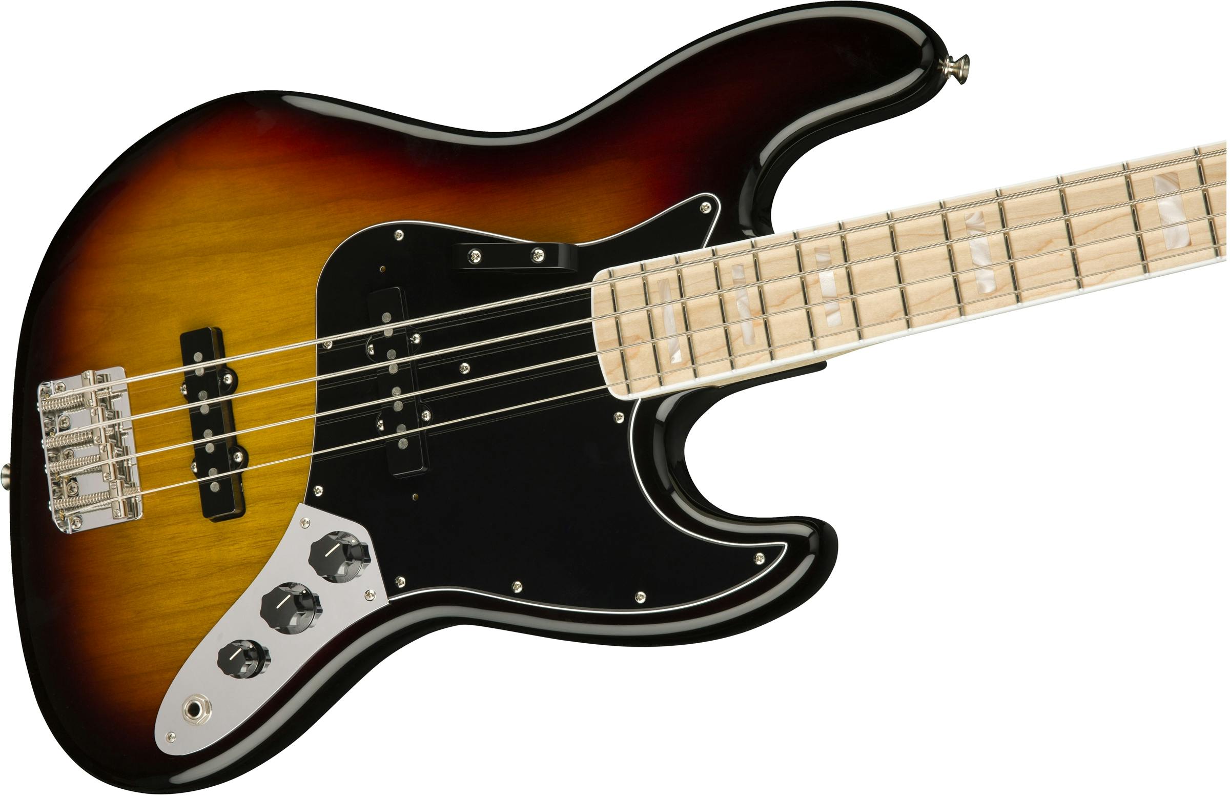 Fender American Original 70s Jazz Bass Maple Neck In 3-Colour