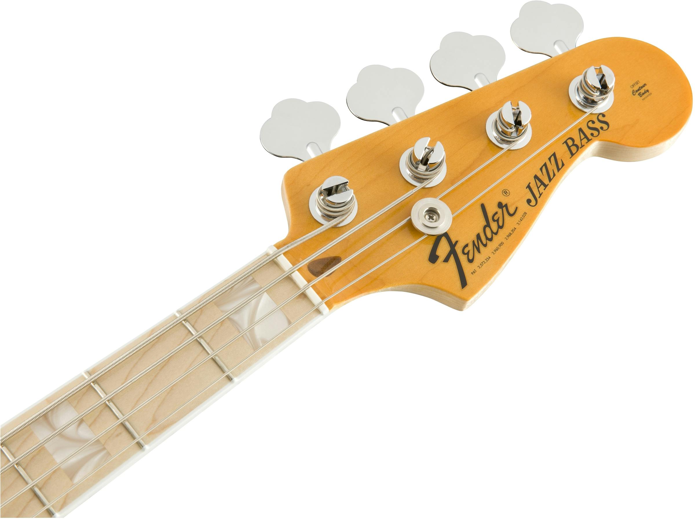 Fender American Original 70s Jazz Bass Maple Neck In 3-Colour