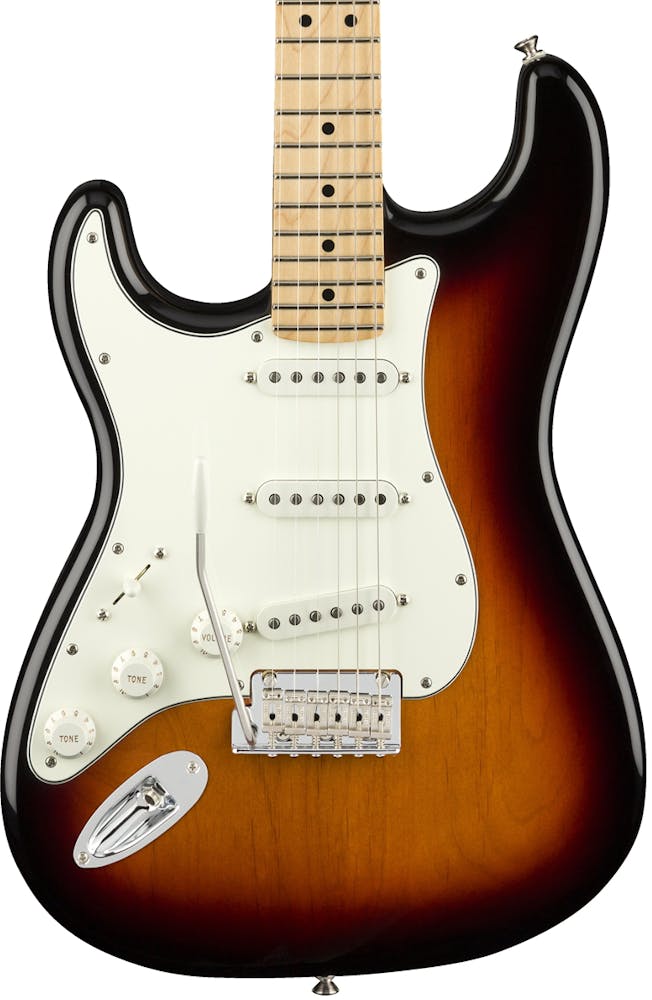 Fender Player Stratocaster Left Handed w/ Maple Fretboard in 3-Color Sunburst