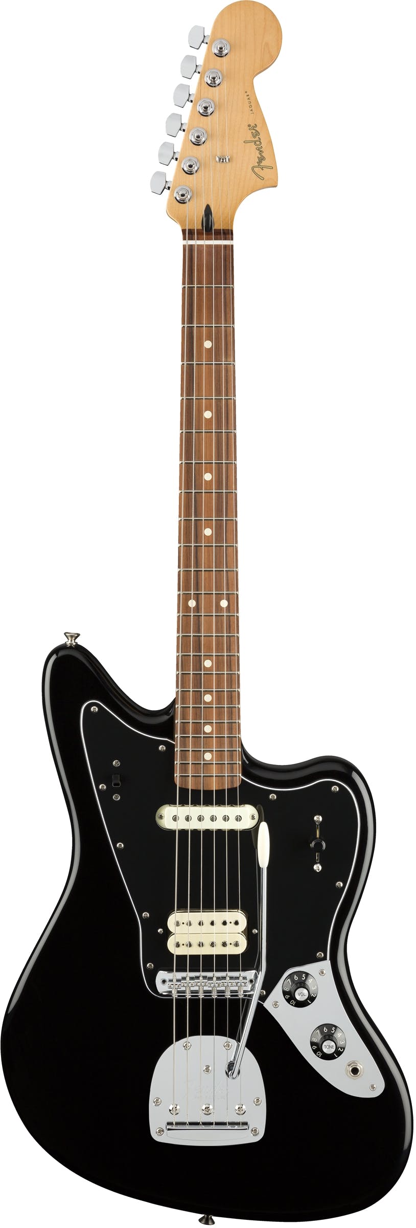 Fender Player Jaguar with Pau Ferro Fretboard in Black - Andertons Music Co.