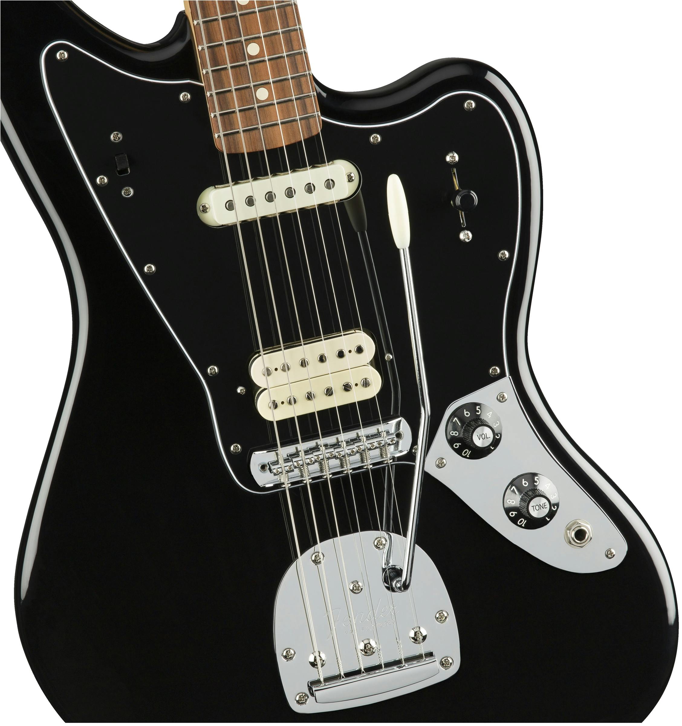 Fender Player Jaguar with Pau Ferro Fretboard in Black - Andertons