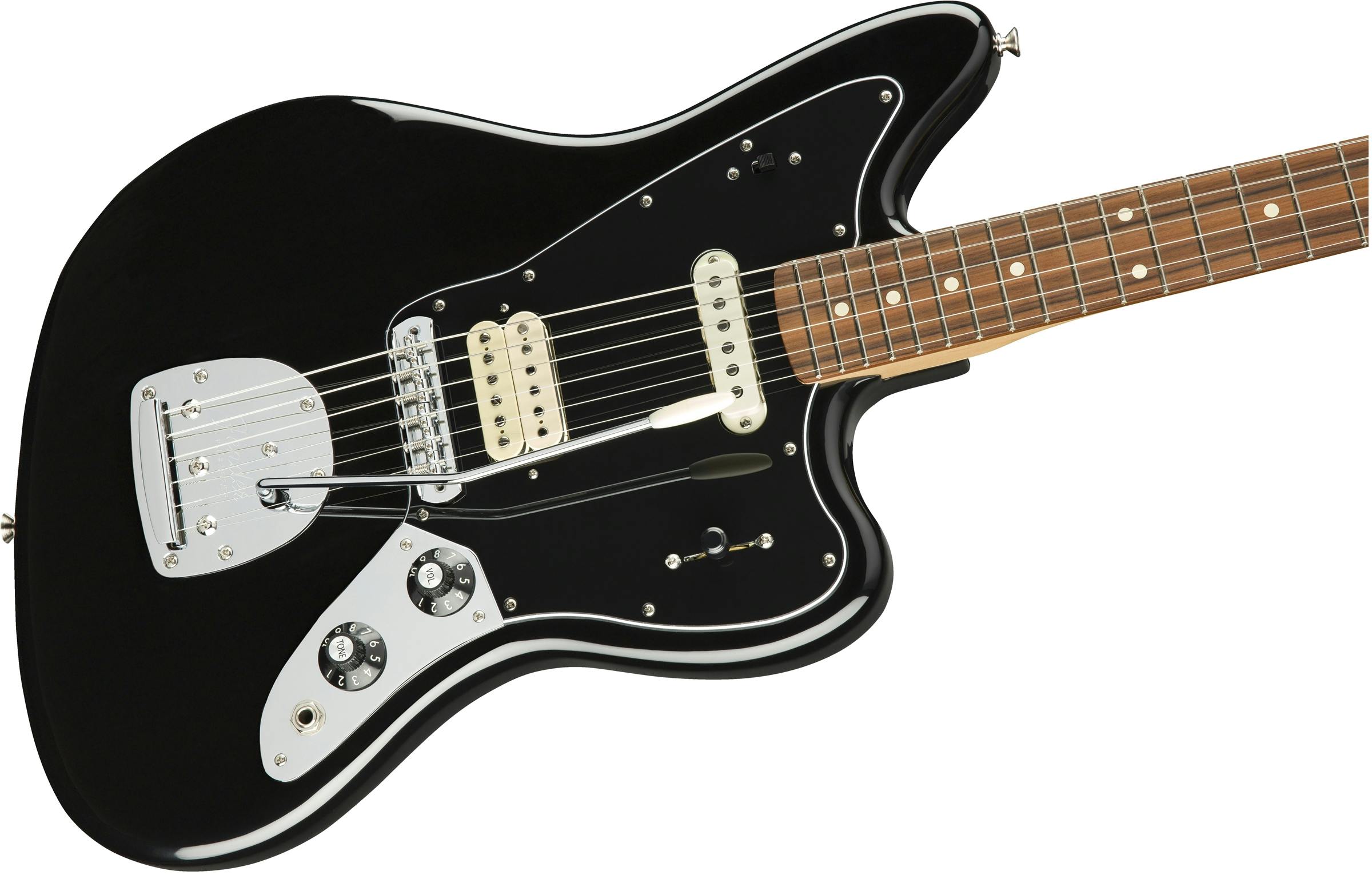 Fender Player Jaguar with Pau Ferro Fretboard in Black - Andertons Music Co.