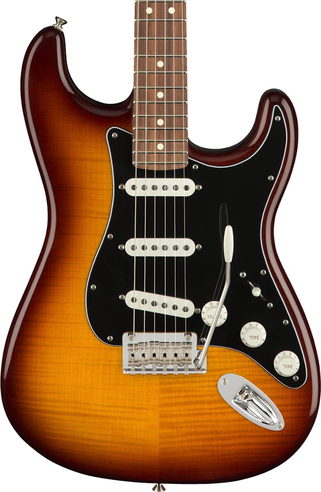 Fender Player Stratocaster Plus Top w/ Pau Ferro Fretboard in Tobacco Burst
