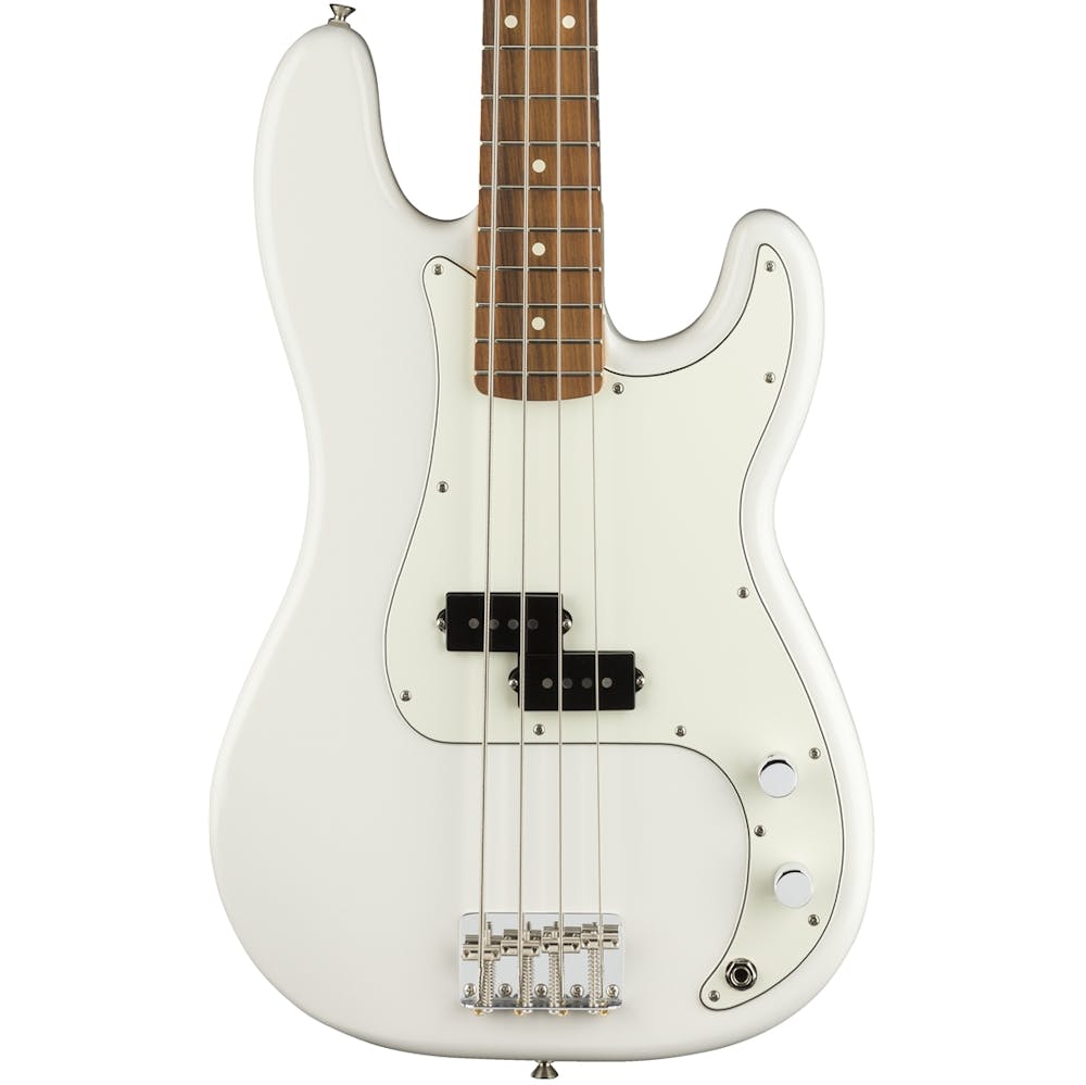 Fender Player Precision Bass with Pau Ferro Fretboard in Polar White