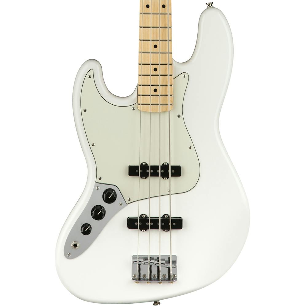 Fender Player Jazz Bass Left Handed w/ Maple Fretboard in Polar White