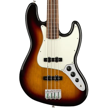 Fender Player Jazz Bass Fretless w/ Pau Ferro Fretboard in 3-Colour Sunburst