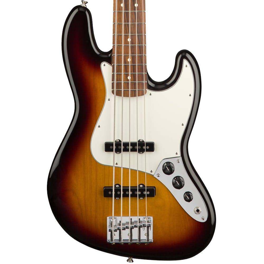 Fender Player Jazz Bass 5-string w/ Pau Ferro Fretboard in 3-Color-Sunburst