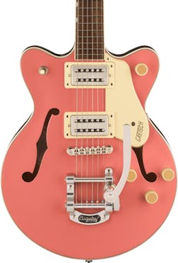Gretsch G2655T Streamliner Center Block Jr. Double-Cut Electric Guitar with Bigsby in Coral