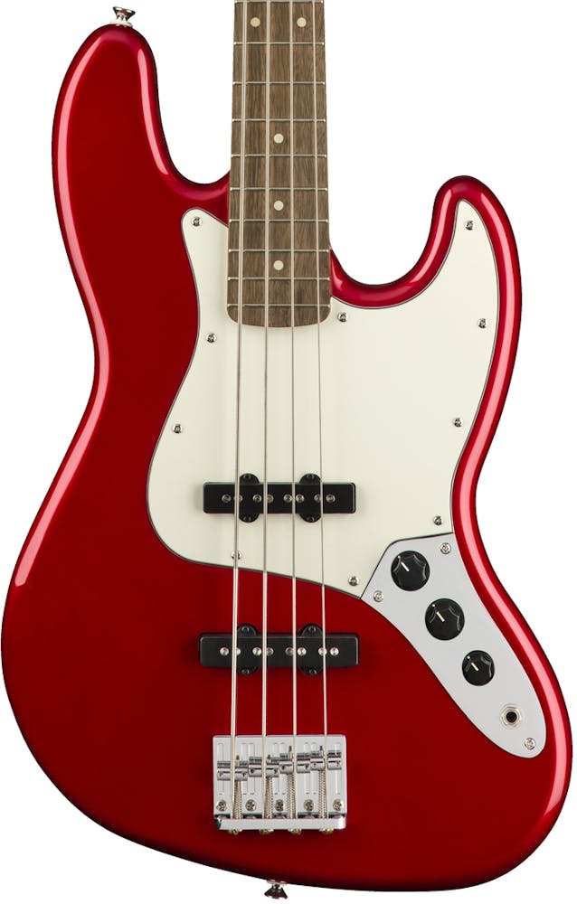 Squier Contemporary Jazz Bass in Metallic Red