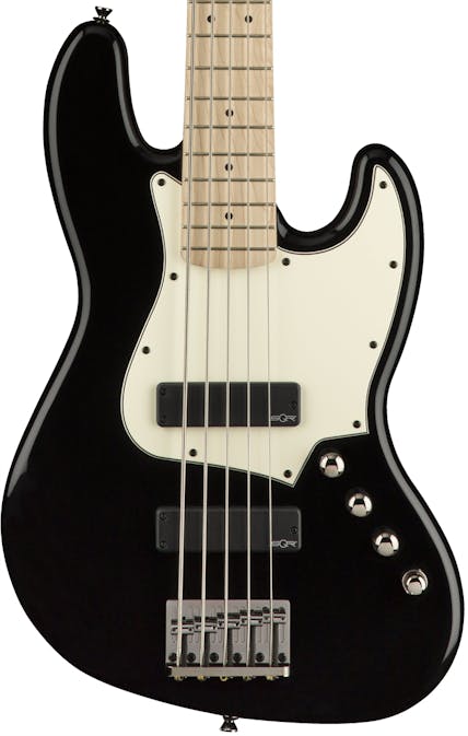 Squier Contemporary Active Jazz Bass V HH in Black - Andertons