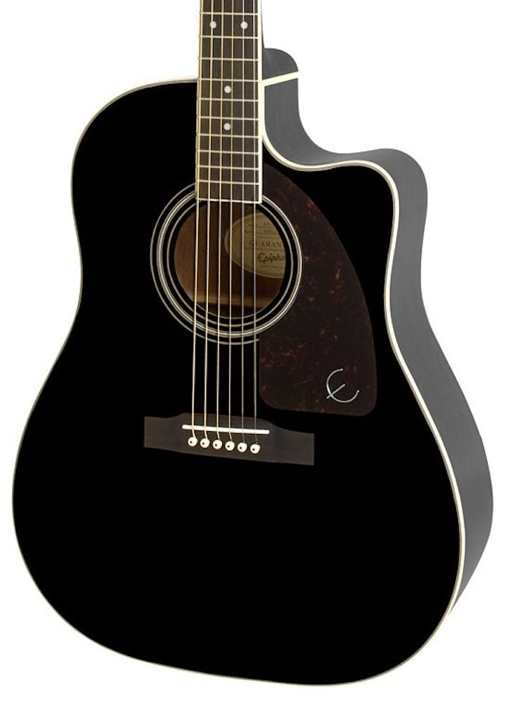 B Stock : Epiphone J-45 EC Studio Electro Acoustic Guitar in Ebony