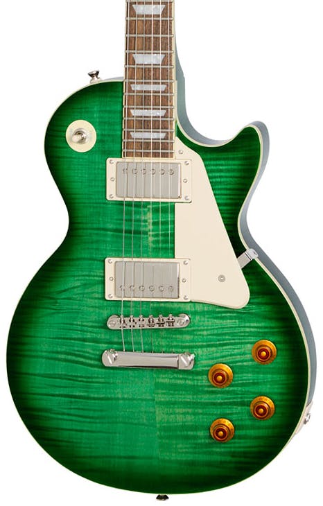 epiphone les paul green burst