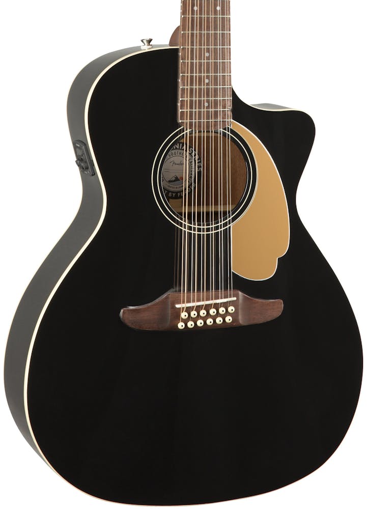 Fender California Series Villager 12 String in Jetty Black