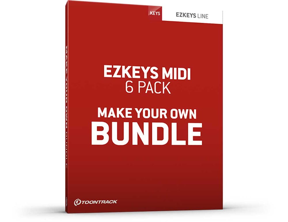 Toontrack EZkeys MIDI 6 pack (ESD - Download)